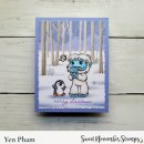 Sweet November Stamps, clear stamp, Baby Bominable Winter...
