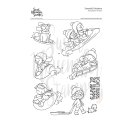 Sweet November Stamps, clear stamp, Downhill Dashers