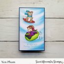 Sweet November Stamps, clear stamp, Downhill Dashers