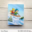 Sweet November Stamps, clear stamp, Downhill Dashers
