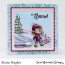 Sweet November Stamps, clear stamp, Downhill Dashers