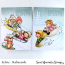 Sweet November Stamps, clear stamp, Downhill Dashers