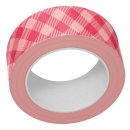 Lawn Fawn, pink gingham washi tape