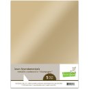 Lawn Fawn, metallic cardstock - champagne, Block 5 Blatt,...