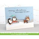 Lawn Fawn, clear stamp, toboggan together