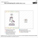 Lawn Fawn, kids cardmaking kit, combo one