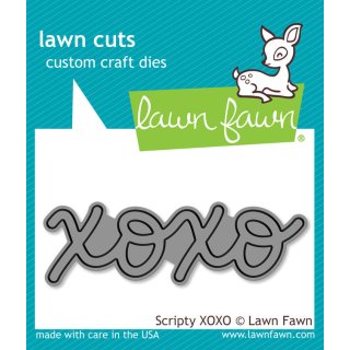 Lawn Fawn, lawn cuts/ Stanzschablone, scripty xoxo