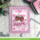 Lawn Fawn, Lawn Clippings, layered hearts background...