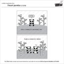 Lawn Fawn, clear stamp, i heart pandas