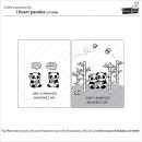 Lawn Fawn, clear stamp, i heart pandas