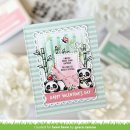 Lawn Fawn, clear stamp, i heart pandas