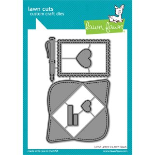 Lawn Fawn, lawn cuts/ Stanzschablone, little letter