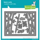 Lawn Fawn, lawn cuts/ Stanzschablone, bamboo forest backdrop: landscape