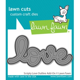 Lawn Fawn, lawn cuts/ Stanzschablone, scripty love...