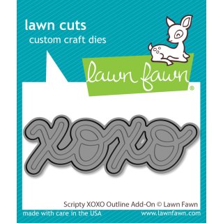 Lawn Fawn, lawn cuts/ Stanzschablone, scripty xoxo...