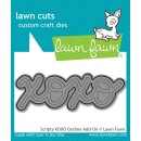 Lawn Fawn, lawn cuts/ Stanzschablone, scripty xoxo...