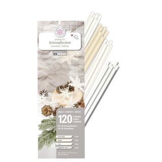 papier + ideen: Quilling Kit, Schneeflocken