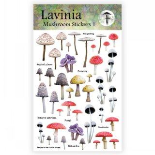 Lavninia Stamps, Mushroom Stickers 1