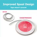 Chibitronics, Conductive Fabric Tape/ selbstklebendes leitf&auml;higes Gewebeband, Breite 4mm, L&auml;nge 10m