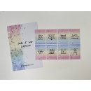 Tracey Hey, A6 White Sticker Sheet Set &ndash; Seeds of Love Collection