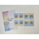 Tracey Hey, A6 White Sticker Sheet Set &ndash; Seeds of Love Collection