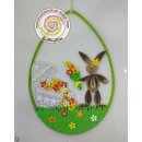 Quilling Tool, Osterei, geknacktes Ei - 4er Set