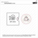 Lawn Fawn, clear stamp, spring basket