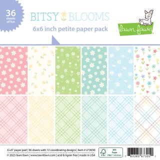 Lawn Fawn, bitsy blooms petite paper pack ,...