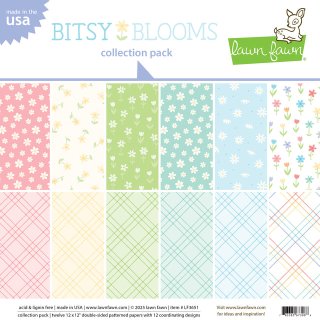 Lawn Fawn, bitsy blooms collection pack,...