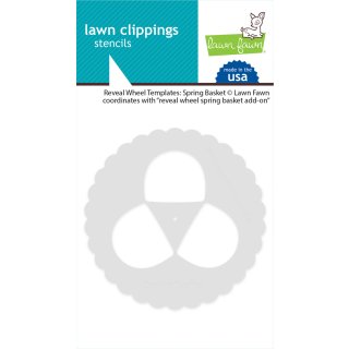 Lawn Fawn, reveal wheel templates: spring basket