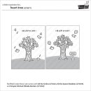 Lawn Fawn, clear stamp, heart tree