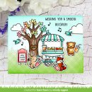 Lawn Fawn, clear stamp, heart tree