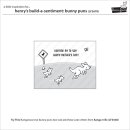 Lawn Fawn, clear stamp, henrys build-a-sentiment: bunny puns