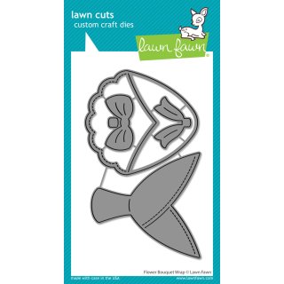 Lawn Fawn, lawn cuts/ Stanzschablone, flower bouquet wrap