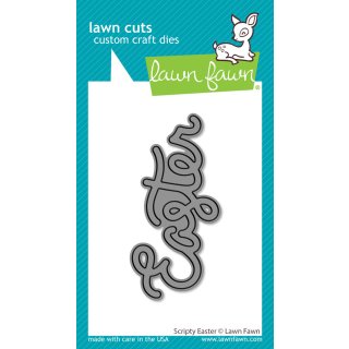 Lawn Fawn, lawn cuts/ Stanzschablone, scripty easter