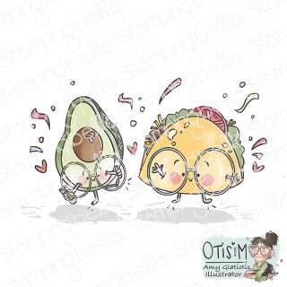 Stamping Bella, Rubber Stamp, SPEC-TACULAR TACO &...