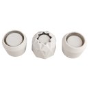 Silikon Gie&szlig;formen Set Mini T&ouml;pfchen, 3tlg., 3 Designs, 5x5cm