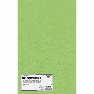 Moosgummi, 2 mm, ca. 20 x 29 cm, 10 Bögen, hellgrün
