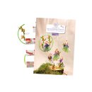 papier + ideen: Quilling Anleitung, Blumenm&auml;dchen Februar