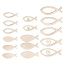 Furnierholz Fische, 4-6cm, Stärke 1mm, 16...
