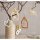 Holz Girlande Vogel&Co., 0,8-9 cm, mit Kordel, 1 Set, natur