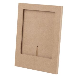 MDF Bilderrahmen, 12,5x16,5 cm, zum Stellen, 1Set