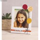 MDF Bilderrahmen, 12,5x16,5 cm, zum Stellen, 1Set