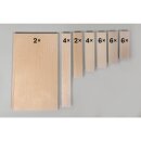 Holz Set Kl&ouml;tzchen + Platten,  sortiert, 30 Teilet, natur