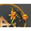 Dommerby Papir, Quilling Anleitung - Sweet Little Garden House - Easter/ Ostern