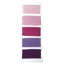 Baumwoll- Garn Stitch & Knot, 5 Farben je 10 m, pink