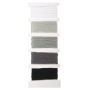 Baumwoll- Garn Stitch & Knot, 5 Farben je 10 m,...
