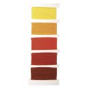 Baumwoll- Garn Stitch & Knot, 5 Farben je 10 m, orange
