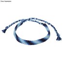 Baumwoll- Garn Stitch & Knot, 5 Farben je 10 m, echtblau