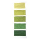 Baumwoll- Garn Stitch & Knot, 5 Farben je 10 m,...